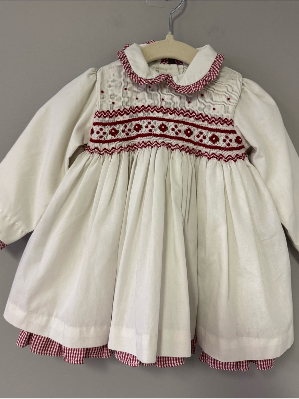 Red & White Kids One-Piece